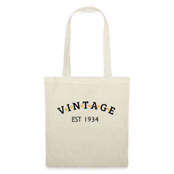 Vintage est 1934 - Sac en tissu - nature - Devant