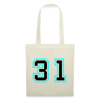 31 Symbole numérique - Sac en tissu - nature - Devant
