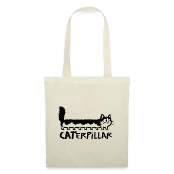Chat chenille CATerpillar - Stoffbeutel - Natur - Vorne