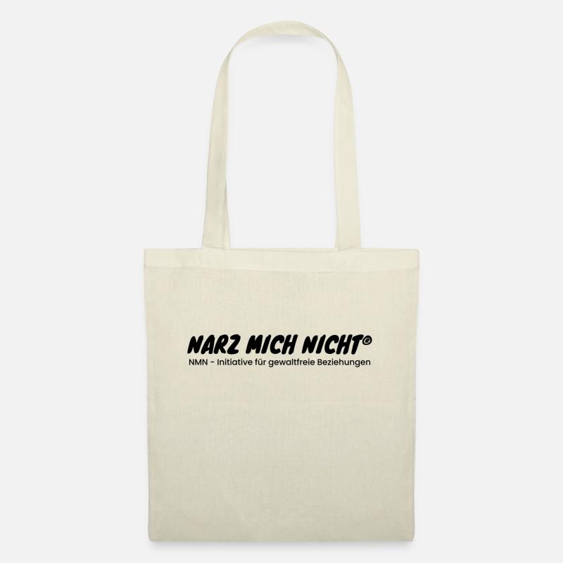 Narz mich nicht Initiative Schwarz - Stoffbeutel - Natur