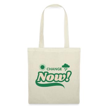 Changez maintenant - Sac en tissu - nature - Devant