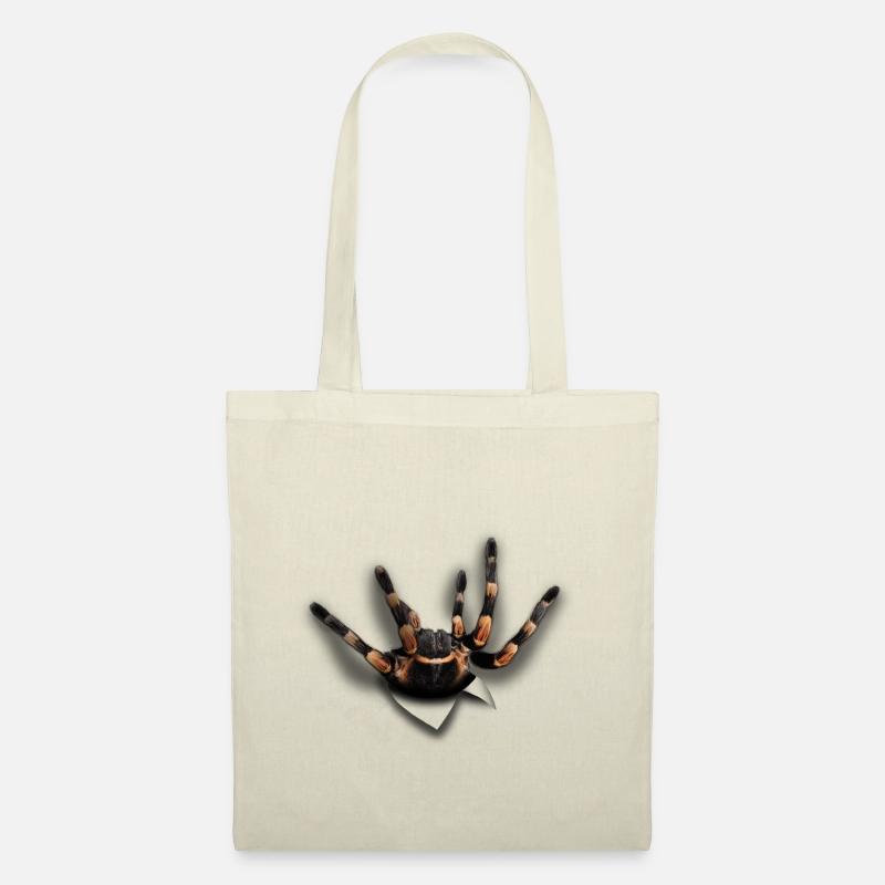 Spinne - Stoffbeutel - Natur