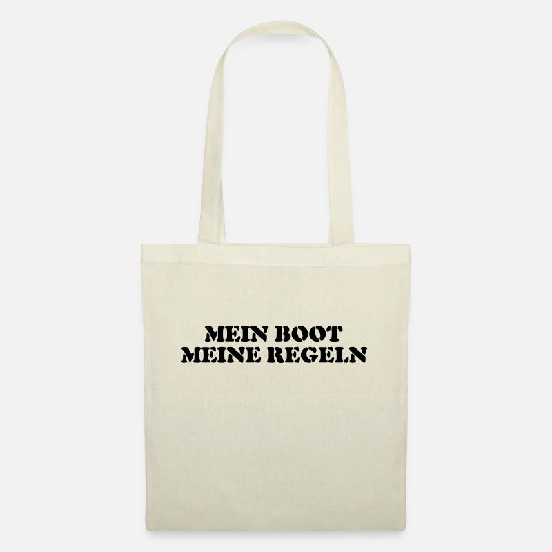 Mein boot meine regeln - Stoffbeutel - Natur