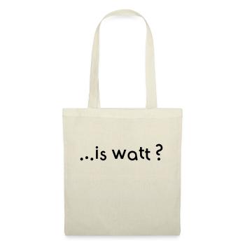 is watt - Stoffbeutel - Natur - Vorne