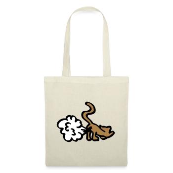 Chat chiot / chat pet / idée cadeau drôle - Sac en tissu - nature - Devant