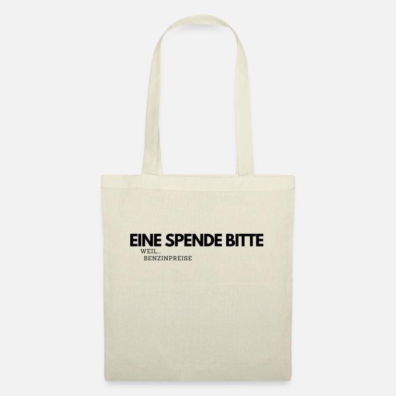 Eine Spende bitte - Stoffbeutel - Natur