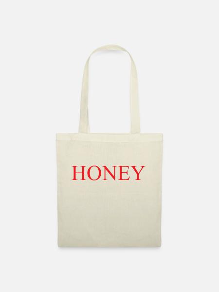 HONEY / SPRUCH - Stoffbeutel - Natur