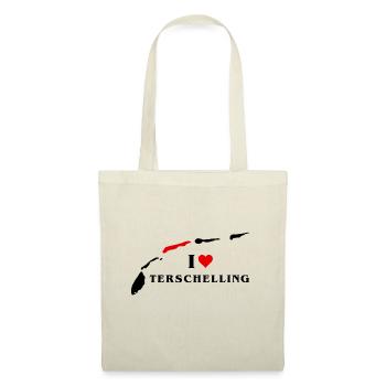 J’adore Terschelling - Sac en tissu - nature - Devant