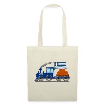 Greece Flag Basketball Railway - Tote Bag - nature - Front