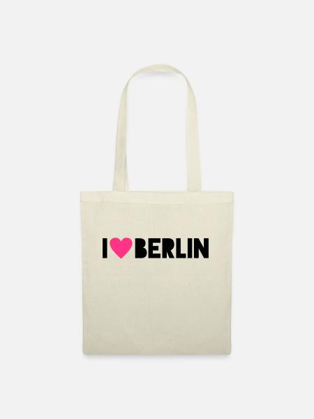 I Love Berlin - Stoffbeutel - Natur