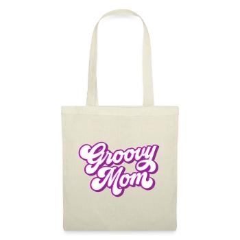 Groovy Maman | Les couleurs peuvent être modifiées | - Sac en tissu - nature - Devant