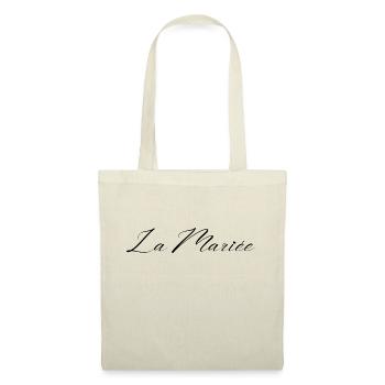 La mariée - Sac en tissu - nature - Devant