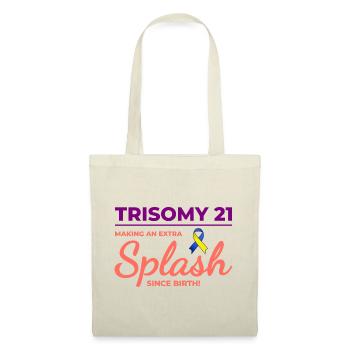 Down Syndrome Awareness Trisomy 21 Splash - Tote Bag - nature - Front