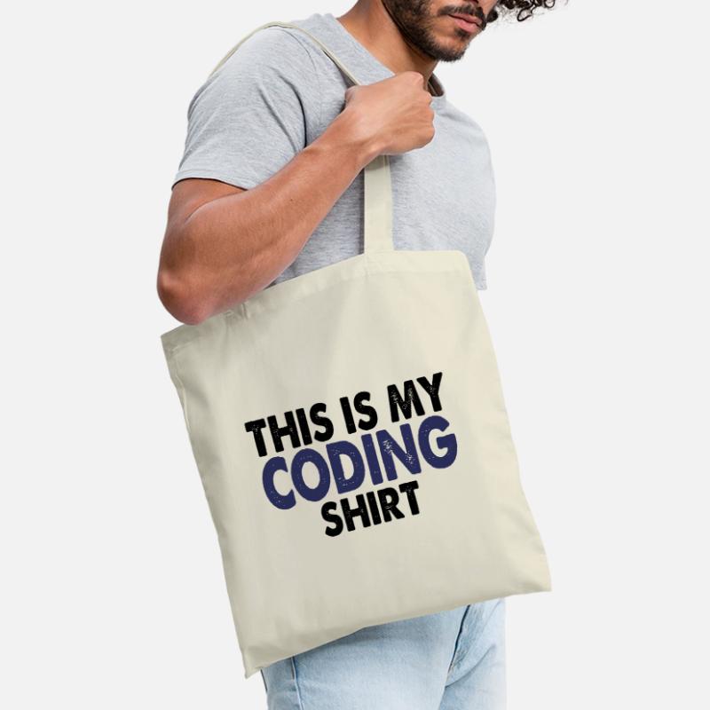 Programmation informatique de nerd de codage Sac en tissu