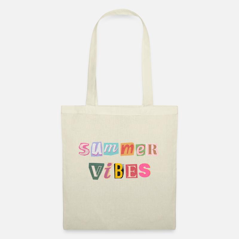 summer vibes - Stoffbeutel - Natur