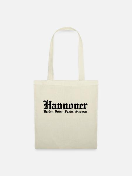 Hannover Harder Better Faster Stronger - Stoffbeutel - Natur