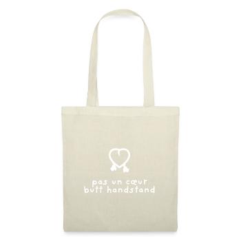 Ceci n'est pas un coeur. Le butt doing a handstand - Tote Bag - nature - Front