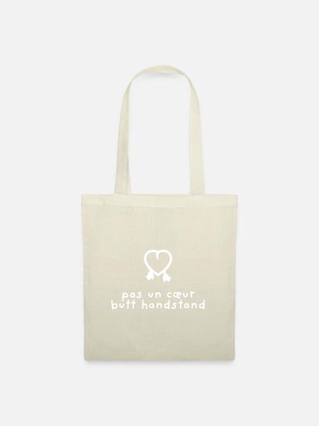 Ceci n'est pas un coeur. Le butt doing a handstand - Tote Bag - nature