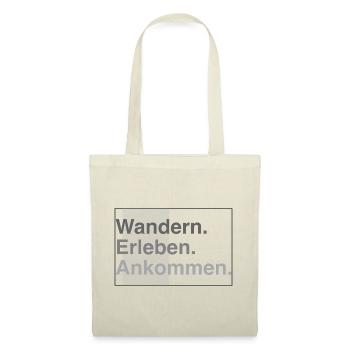 Wandern erleben - Stoffbeutel - Natur - Vorne