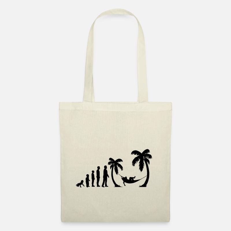 Évolution des vacances - Sac en tissu - nature