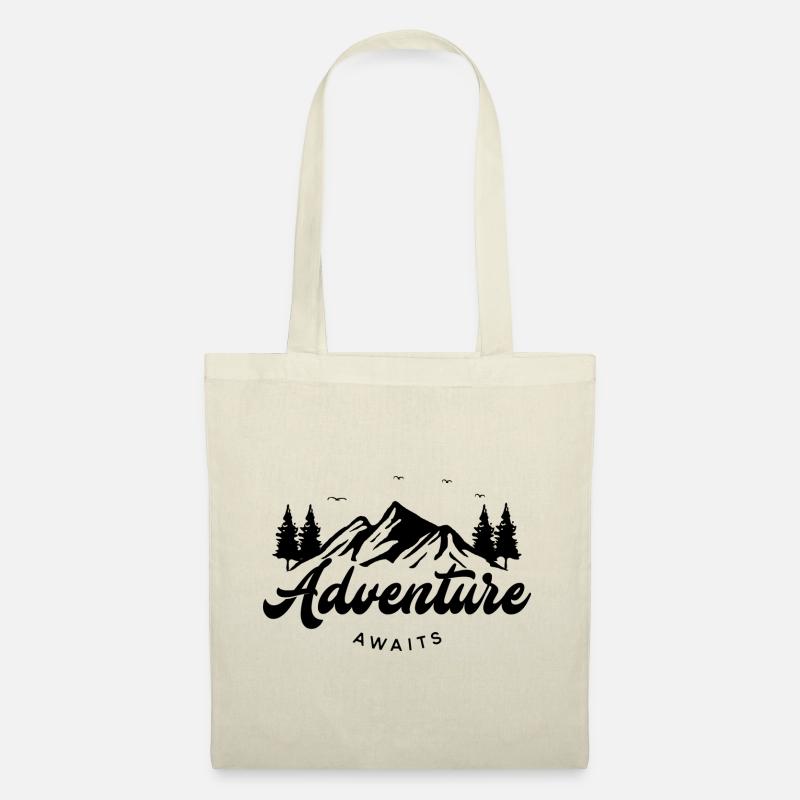 Adventure Awaits - Stoffbeutel - Natur