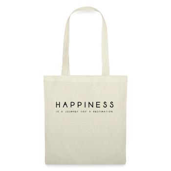 Happines heureux son voyage rengaine anglais - Sac en tissu - nature - Devant