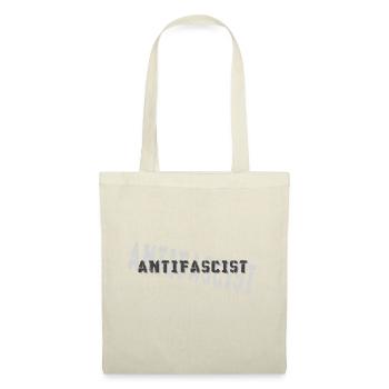 NATURAL BORN ANTIFASCIST - Stoffbeutel - Natur - Vorne