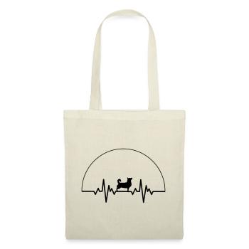 Heartbeat Västgötaspets - Tote Bag - nature - Front