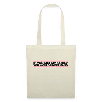 you would understand Zitat - Stoffbeutel - Natur - Vorne