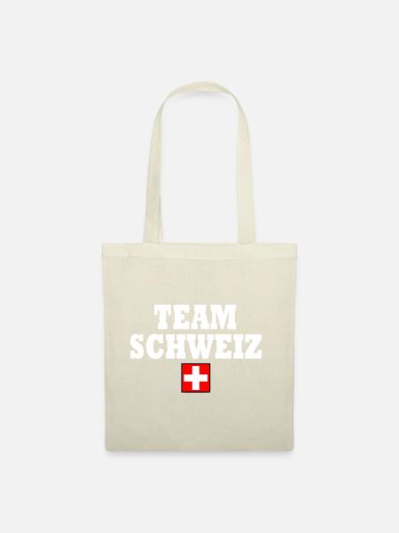 Team schweiz - Stoffbeutel - Natur