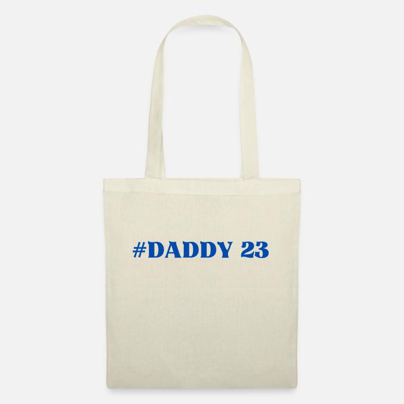 #Daddy Daddy23 Dad Papa Vater Papi Lieblingsmensch - Stoffbeutel - Natur