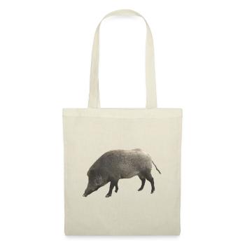 Wildschwein - Stoffbeutel - Natur - Vorne