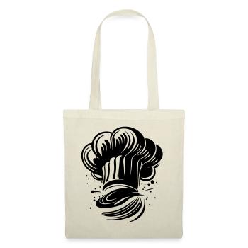 Chapeau de chef Symbole du chef - Sac en tissu - nature - Devant