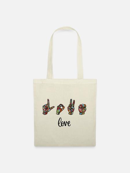 Love - DGS Streetwear - Stoffbeutel - Natur
