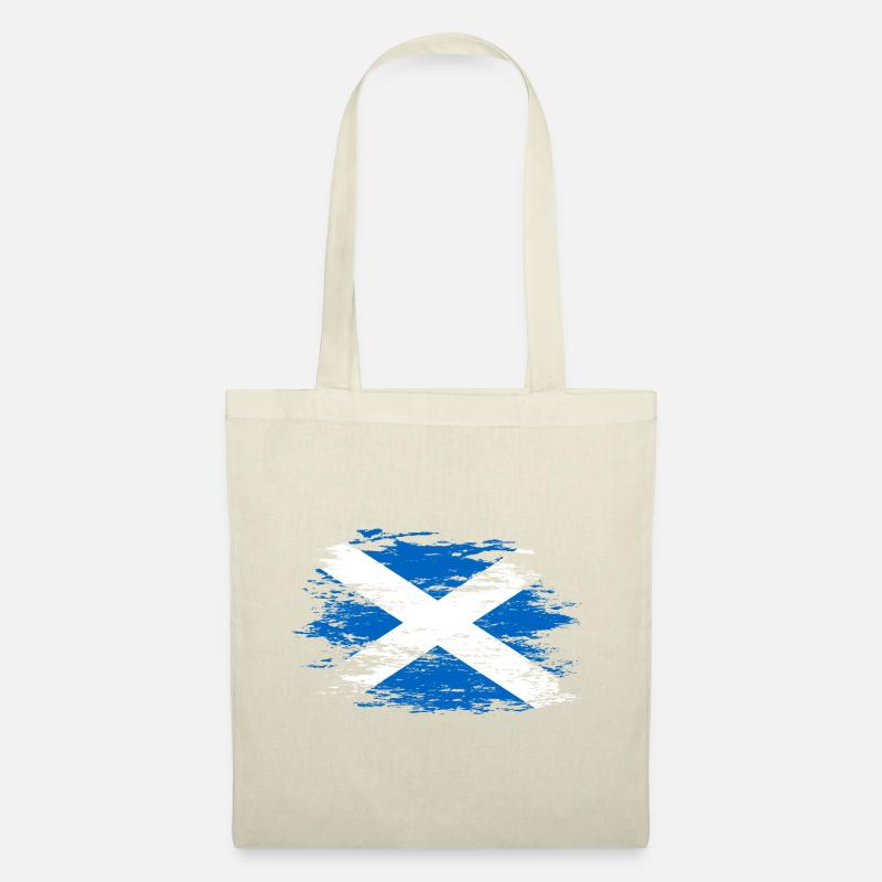 Schottland Flagge used - Stoffbeutel - Natur