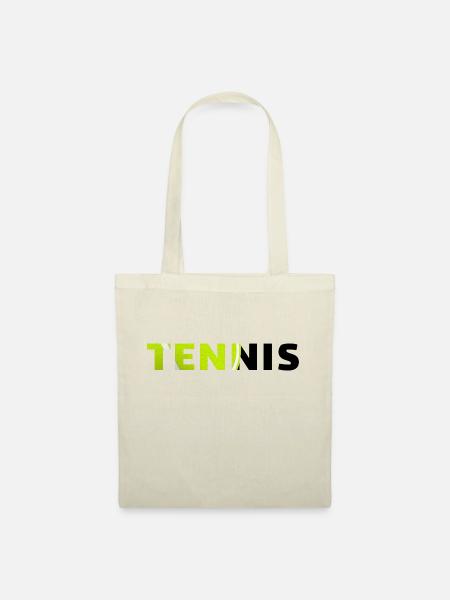 Tennis-originelle Geschenkidee - Stoffbeutel - Natur