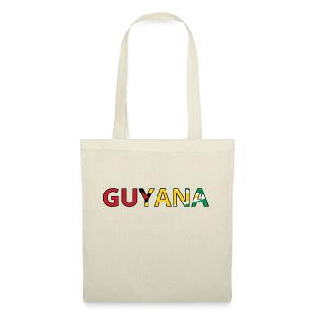 Drapeau Guyana - Sac en tissu - nature - Devant