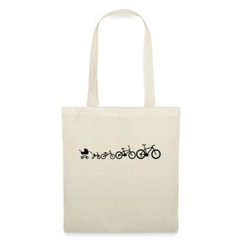 Evolution Mountainbike Bike Farbwechsel - Stoffbeutel - Natur - Vorne