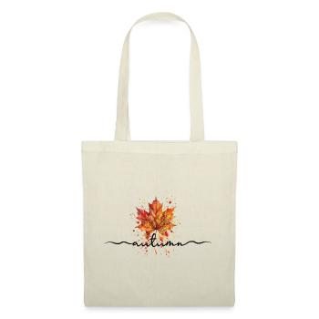 Herbst | Herbstblatt Aquarell - Stoffbeutel - Natur - Vorne