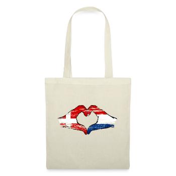 Denmark Holland Heart Shape with Hands Used - Tote Bag - nature - Front