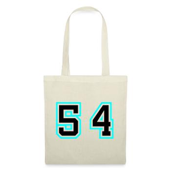 54 Symbole numérique - Sac en tissu - nature - Devant