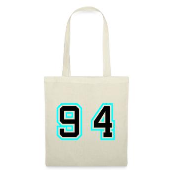 94 Symbole numérique - Sac en tissu - nature - Devant