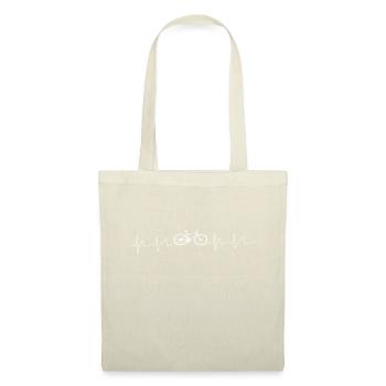 Bicycle Heartbeat Ekg Bicycle - Sac en tissu - nature - Devant