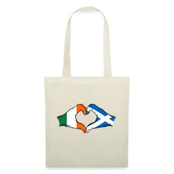 Ireland Scotland Hands Heart Shape - Tote Bag - nature - Front