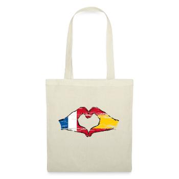 France Spain hands heart shape used - Tote Bag - nature - Front