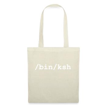 KornShell - /bin/ksh - Stoffbeutel - Natur - Vorne