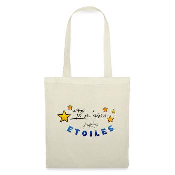 Il m'aime - Sac en tissu - nature - Devant