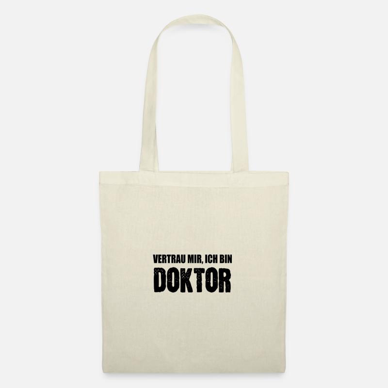 Vertrau mir, ich bin Doktor - Stoffbeutel - Natur