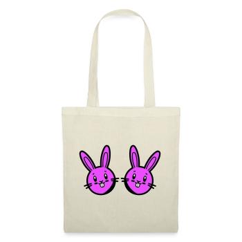 Lapin de Pâques Pâques - Sac en tissu - nature - Devant