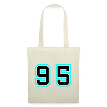 95 Symbole numérique - Sac en tissu - nature - Devant
